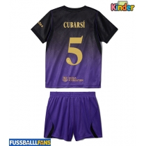 Barcelona Pau Cubarsi #5 Auswärts Trikotsatz Kinder 2026-27 Kurzarm (+ Kurze Hosen)
